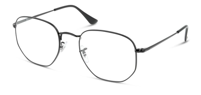 Ray-Ban Oval Brillen 0RX6448 Schwarz für Damen/Herren