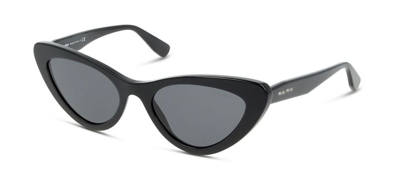 Miu Miu Schmetterling Sonnenbrillen 0MU 01VS Schwarz für Dame