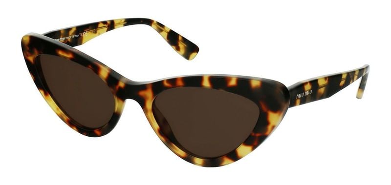 Lunettes de soleil Miu Miu Papillon 0MU 01VS Ecaille pour Femme