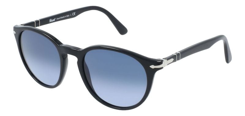 Persol Oval Sunglasses 0PO3152S Black for Man