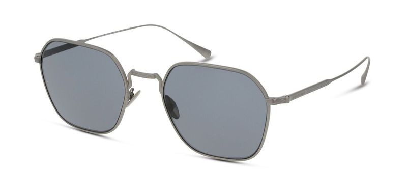 Lunettes de soleil Giorgio Armani Rectangle 0AR6104 Gris pour Homme