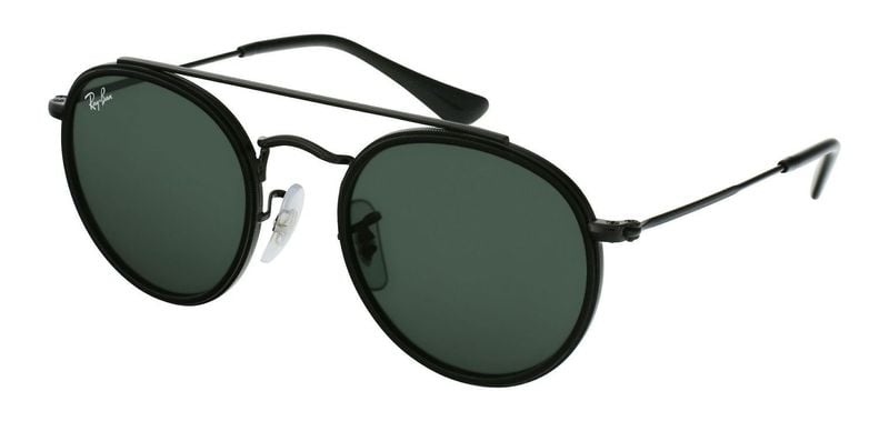 Ray-Ban Rund Sonnenbrillen 0RJ9647S Schwarz für Kinder
