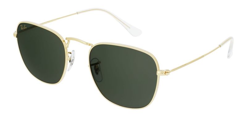 Ray-Ban Round Sunglasses 0RB3857 Gold for Unisex