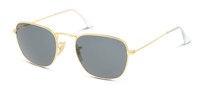 Ray-Ban Round Sunglasses 0RB3857 Gold for Unisex