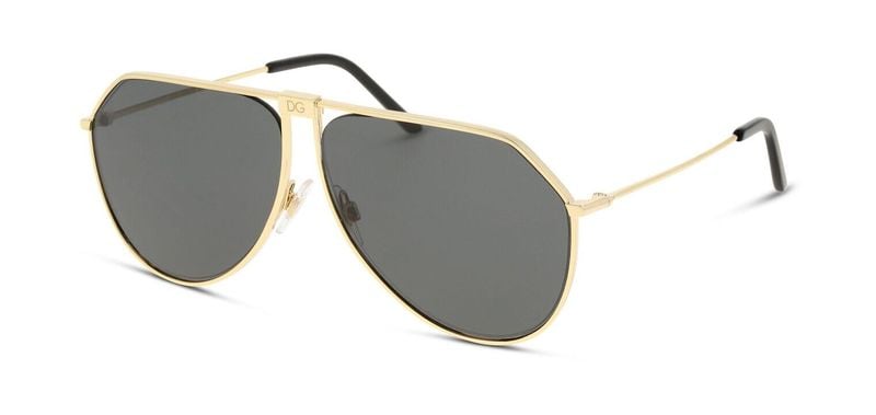 Lunettes de soleil Dolce & Gabbana Aviator 0DG2248 Doré pour Homme