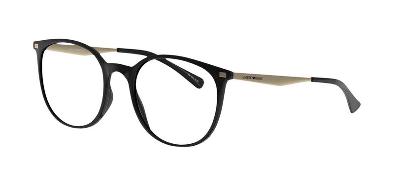 Emporio Armani Round Eyeglasses 0EA3168 Black for Woman