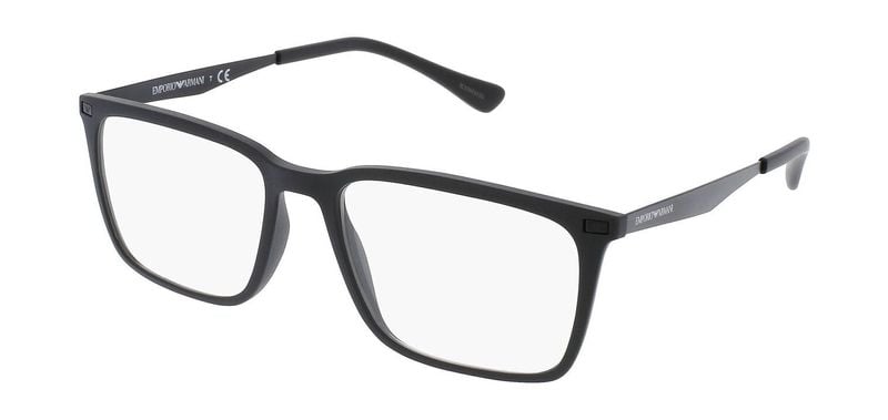 Lunettes de vue Emporio Armani Rectangle 0EA3169 Noir pour Homme