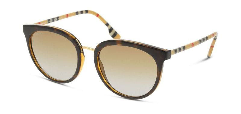 Burberry Oval Sonnenbrillen 0BE4316 Schildpatt für Damen