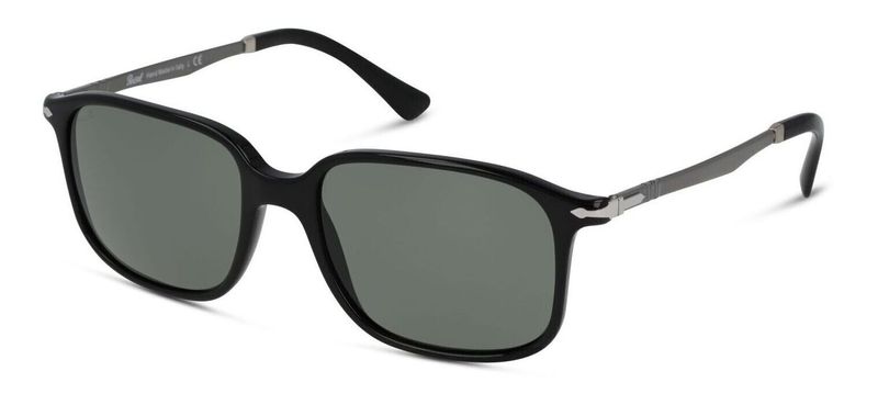 Persol Rechteckig Sonnenbrillen 0PO3246S Schwarz für Herren
