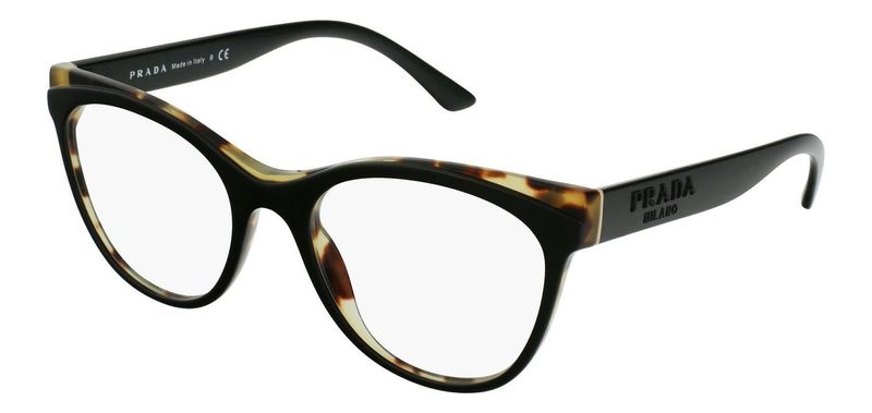 Prada Cat Eye Eyeglasses 0PR 05WV Black for Woman