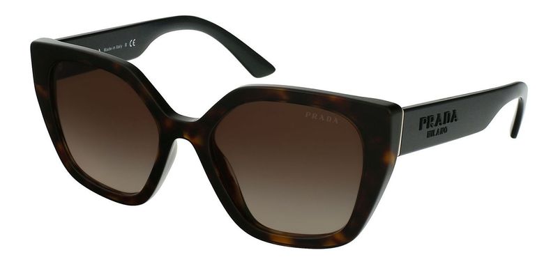 Lunettes de soleil Prada Rectangle 0PR 24XS Noir pour Femme