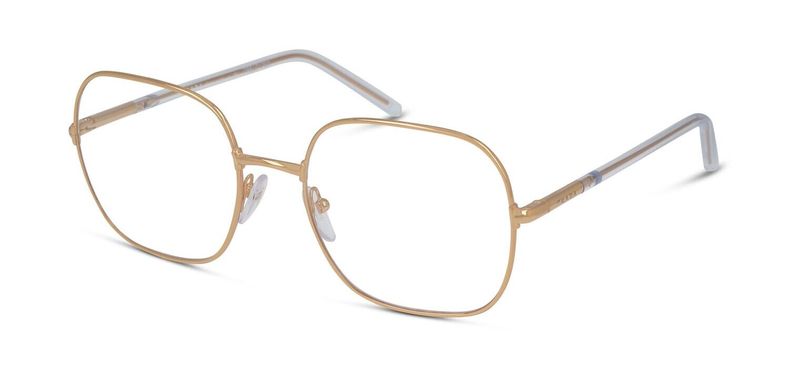 Prada Rectangle Eyeglasses 0PR 56WV Transparent for Woman