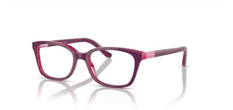 Vogue Quadratisch Brillen 0VY2001 Violett für Kinder