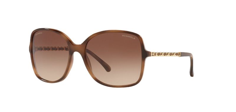 Chanel Rectangle Sunglasses 0CH5210Q Marron for Woman