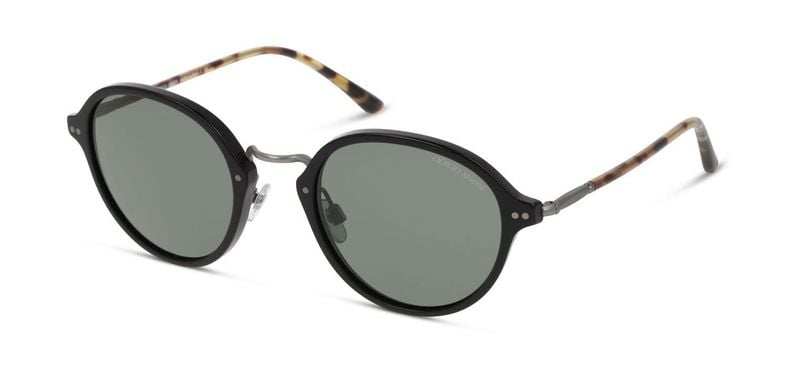 Giorgio Armani Rund Sonnenbrillen 0AR8139 Schwarz für Herren