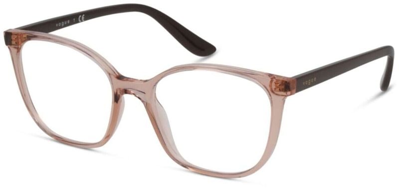 Lunettes de vue Vogue Rectangle 0VO5356 Beige pour Femme