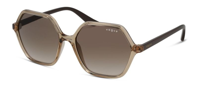 Vogue Rechteckig Sonnenbrillen 0VO5361S Beige für Dame