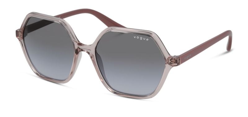 Vogue Rechteckig Sonnenbrillen 0VO5361S Rosa für Dame