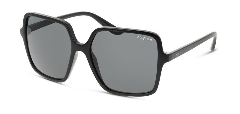Vogue Rechteckig Sonnenbrillen 0VO5352S Schwarz für Dame
