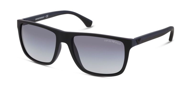 Emporio Armani Rechteckig Sonnenbrillen 0EA4033 Schwarz für Herr