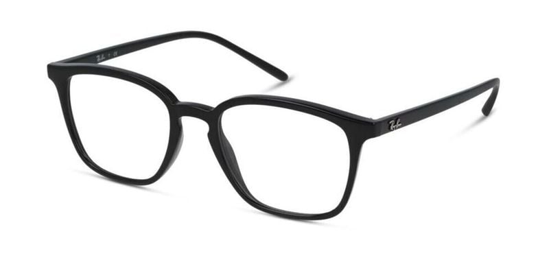 Ray-Ban Rechteckig Brillen 0RX7185 Schwarz für Damen/Herren