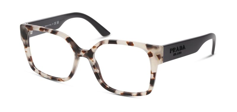 Prada Rectangle Eyeglasses 0PR 10WV Tortoise shell for Woman