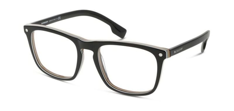Burberry Quadratisch Brillen 0BE2340 Schwarz für Herren