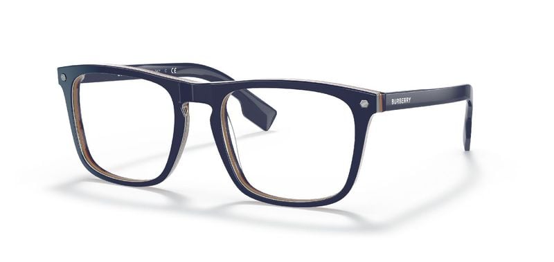 Lunettes de vue Burberry Carré 0BE2340 Bleu pour Homme