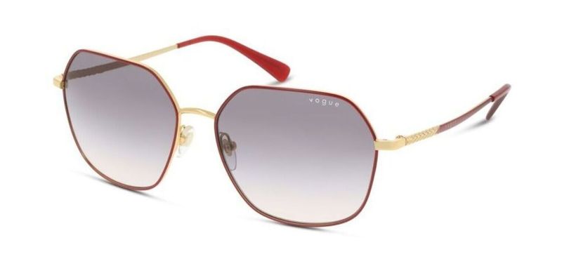 Vogue Oval Sonnenbrillen 0VO4198S Rot für Dame