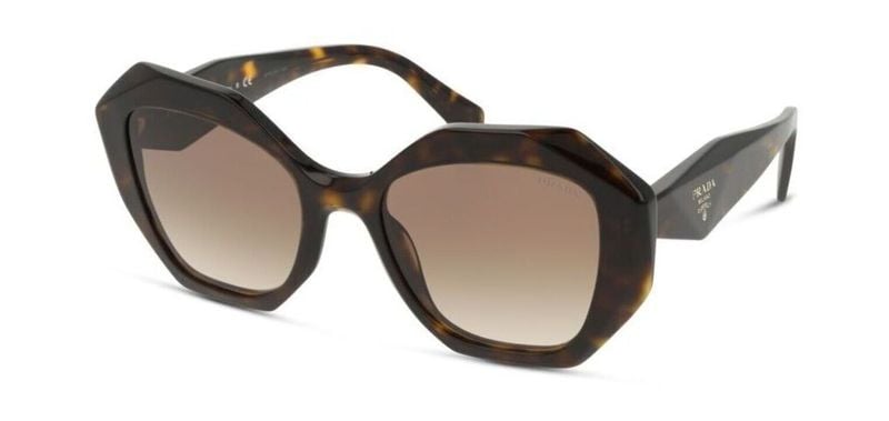 Lunettes de soleil Prada Papillon 0PR 16WS Havana pour Femme