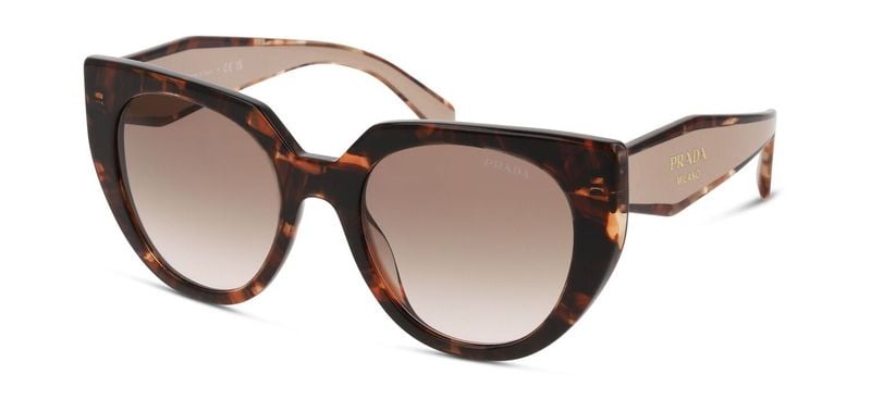 Prada Schmetterling Sonnenbrillen 0PR 14WS Schildpatt für Dame