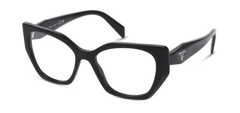 Prada Cat Eye Eyeglasses 0PR 18WV Black for Woman
