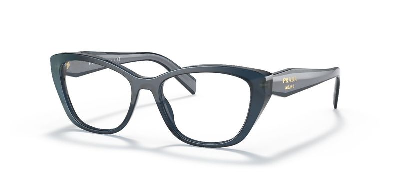 Prada Cat Eye Eyeglasses 0PR 19WV Grey for Woman
