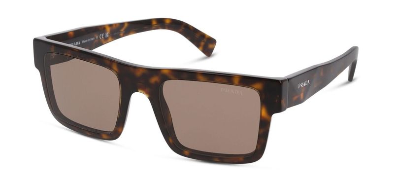 Prada Rectangle Sunglasses 0PR 19WS Tortoise shell for Man