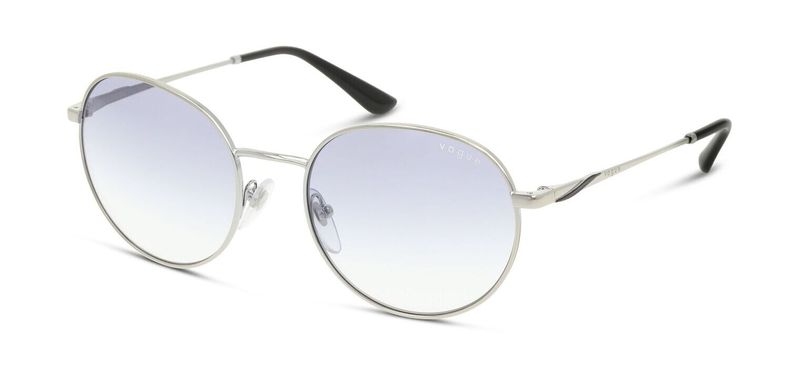 Vogue Round Sunglasses 0VO4206S Silver for Woman