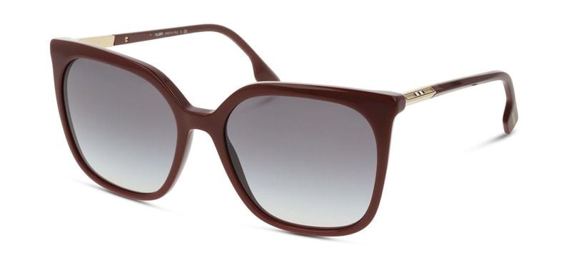 Burberry Rechteckig Sonnenbrillen 0BE4347 Rot für Damen