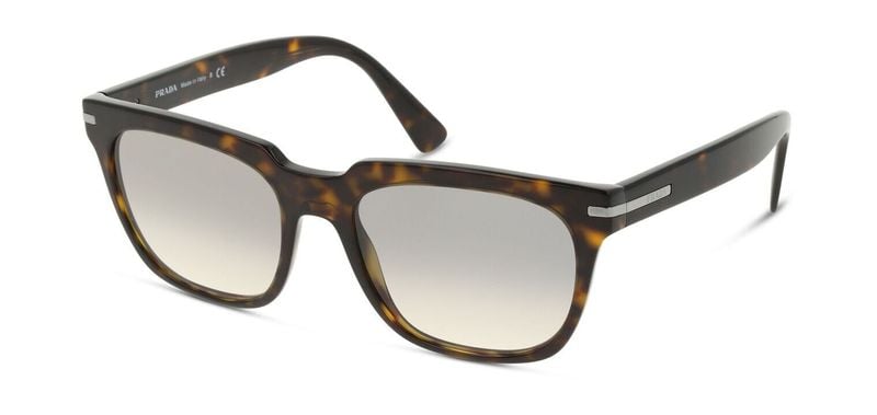 Lunettes de soleil Prada Rectangle 0PR 04YS Ecaille pour Homme