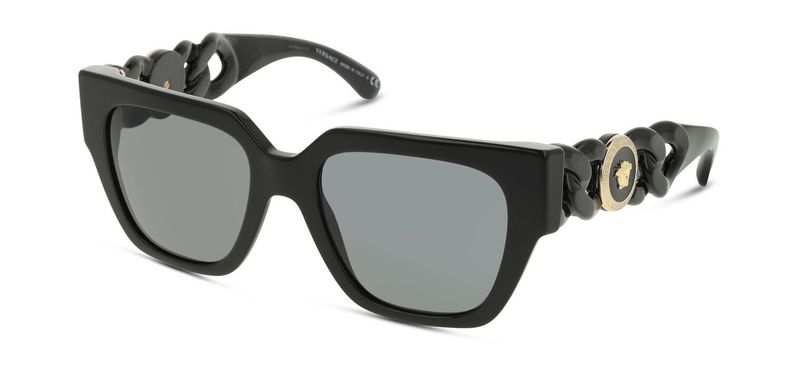Versace Rectangle Sunglasses 0VE4409 Black for Woman