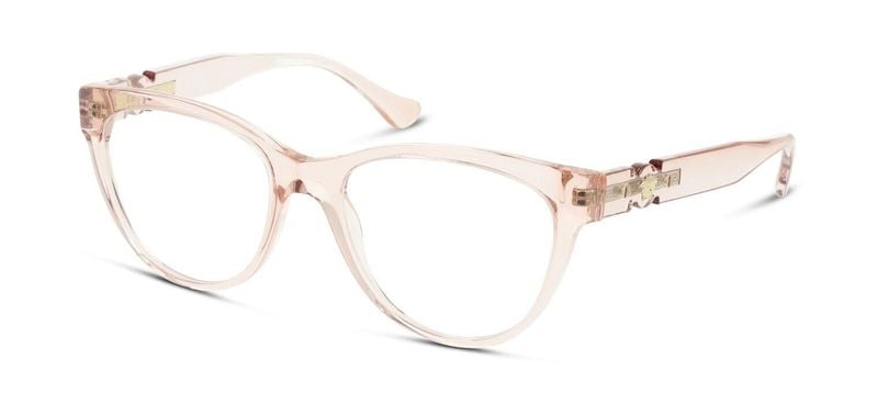 Lunettes de vue Versace Rectangle 0VE3304 Rose pour Femme