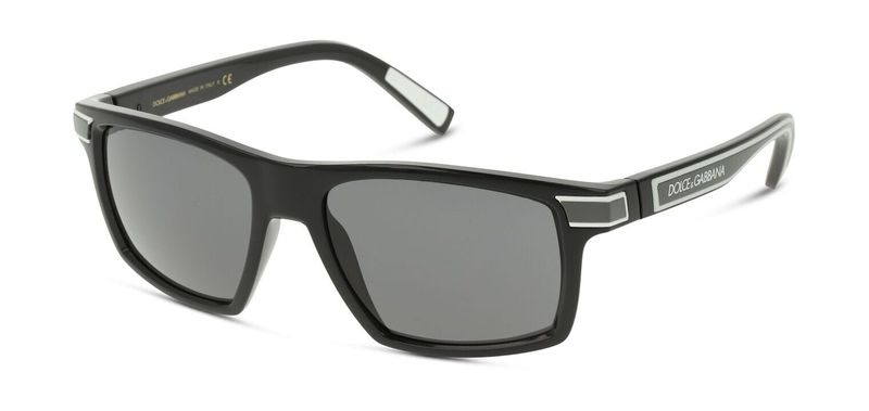Dolce & Gabbana Rechteckig Sonnenbrillen 0DG6160 Schwarz für Herr