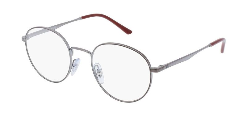 Ray-Ban Rund Brillen 0RX3681V Grau für Herr-Dame