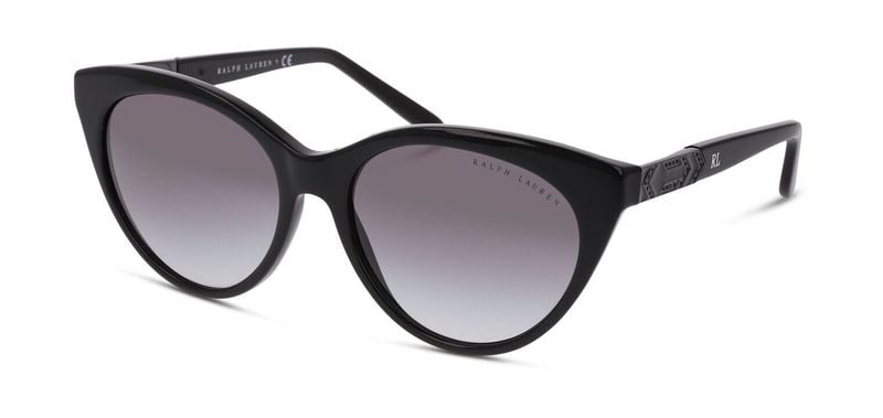 Lunettes de soleil Ralph Lauren Papillon 0RL8195B Noir pour Femme