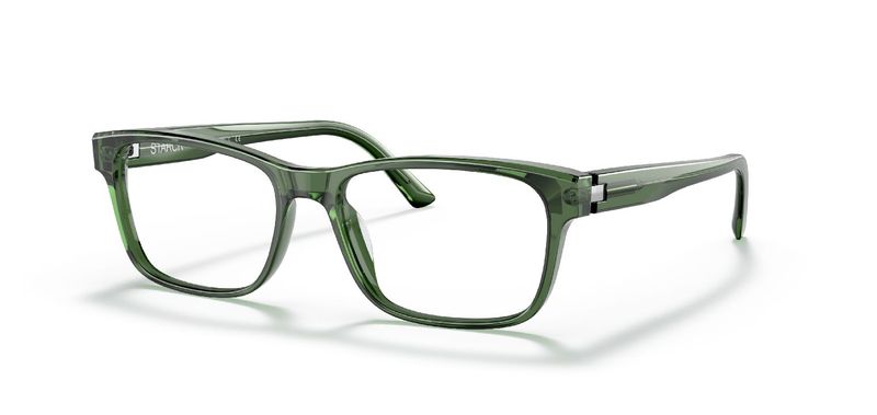 Philippe Starck Rectangle Eyeglasses 0SH3083 Green for Man