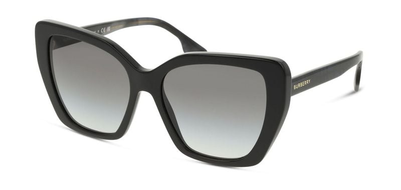 Burberry Schmetterling Sonnenbrillen 0BE4366 Schwarz für Damen