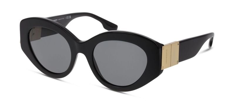 Lunettes de soleil Burberry Papillon 0BE4361 Noir pour Femme
