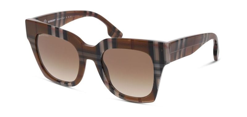 Burberry Rechteckig Sonnenbrillen 0BE4364 Braun für Damen