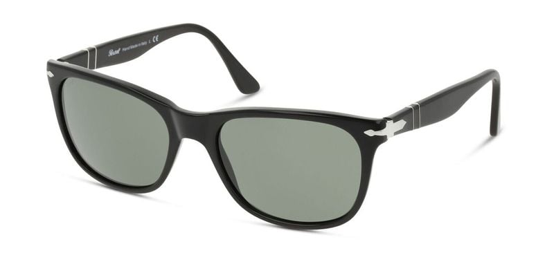 Persol Rechteckig Sonnenbrillen 0PO3291S Schwarz für Herren