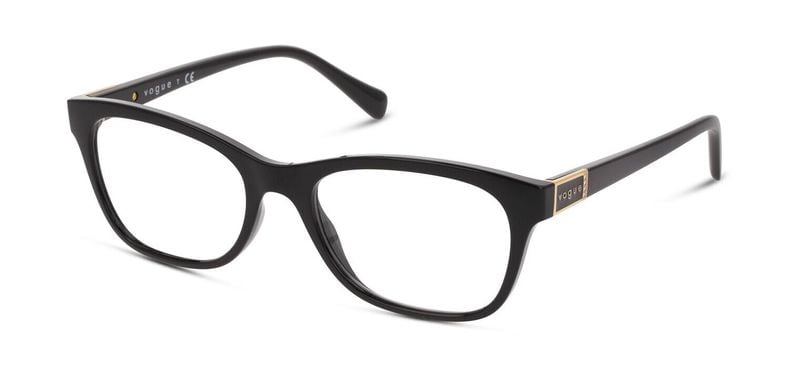 Lunettes de vue Vogue Rectangle 0VO5424B Noir pour Femme