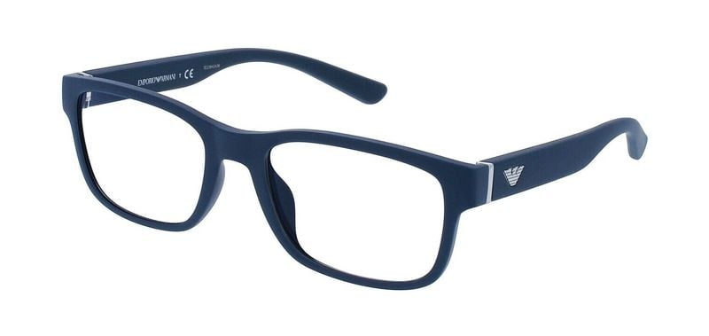 Lunettes de vue Emporio Armani Rectangle 0EA3201U Bleu pour Homme