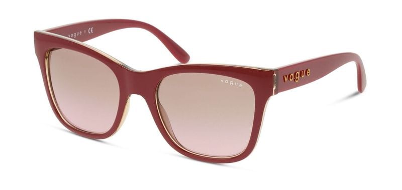 Lunettes de soleil Vogue Papillon 0VO5428S Rouge pour Femme